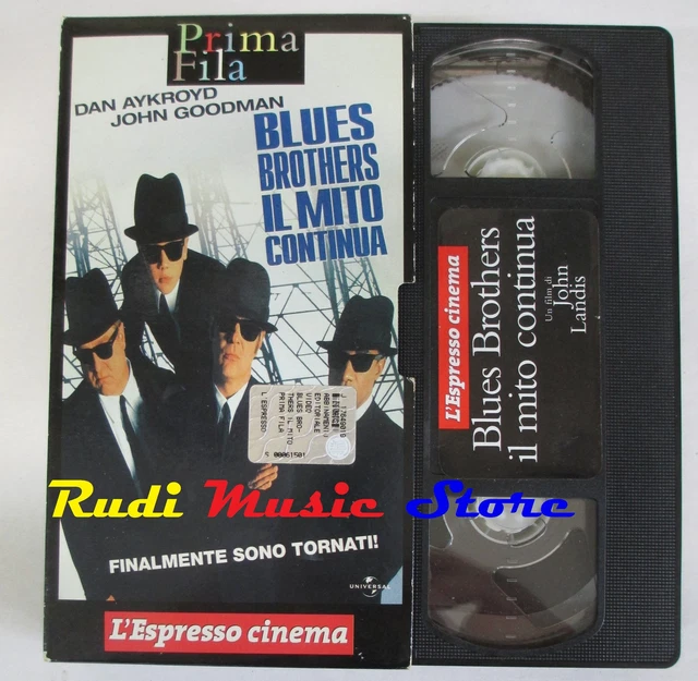 FILM*VHS BLUES BROTHERS IL MITO CONTINUA Cartonata Prima Fila 1998(F166