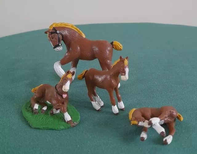 Vintage Pony In My Pocket Clydesdale Horses 1990's M.E.G, Horses