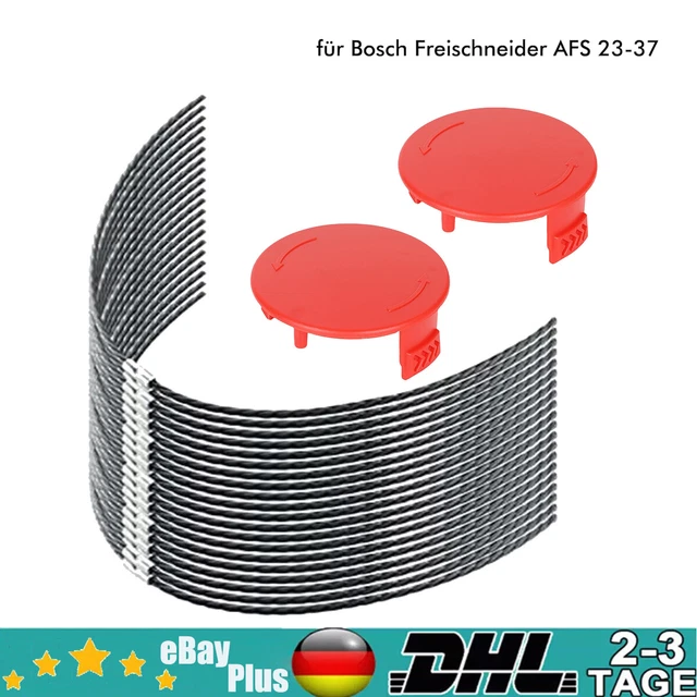 20 Stück Bosch Trimmerfaden Ersatz | 39cm X 3,5mm | Für AFS 23-37 Freischneider | Nylon Material | F016800431