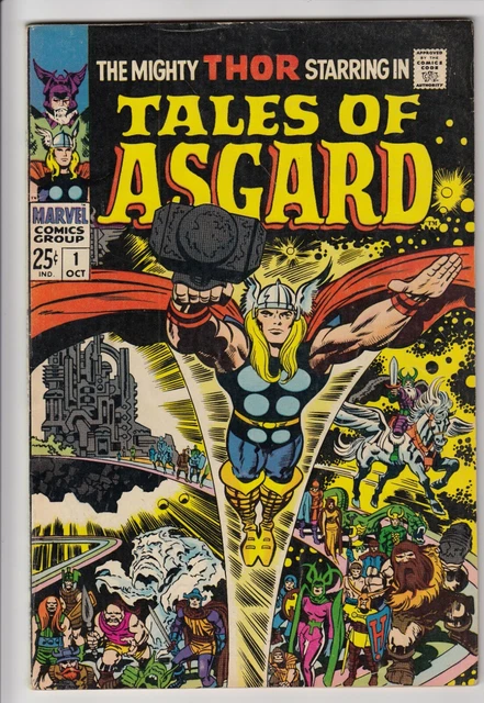 Tales Of Asgard Marvel Thor Comic One-Shot Oct 1968 Silver Age Jack Kirby