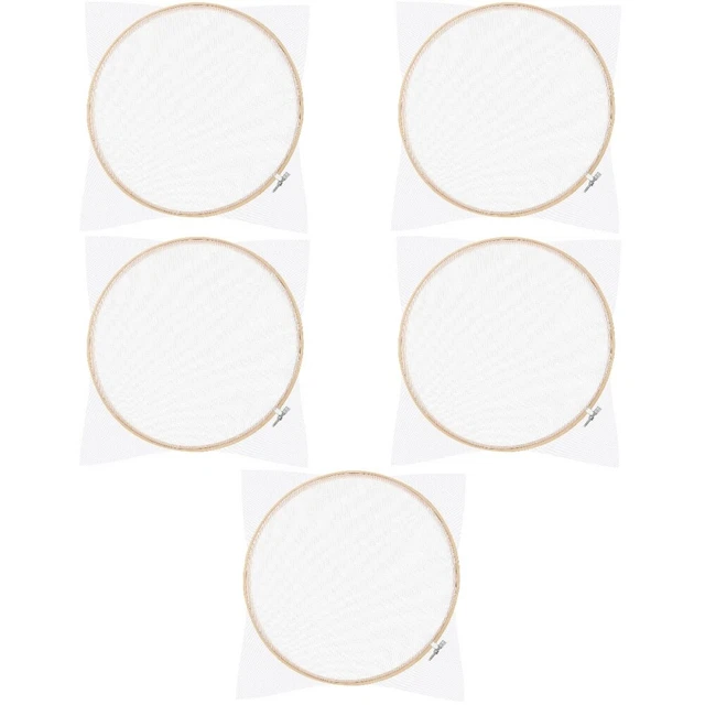 3 Cadres en Bois avec Tamis Fin pour Fabrication de Papier, Moulure
