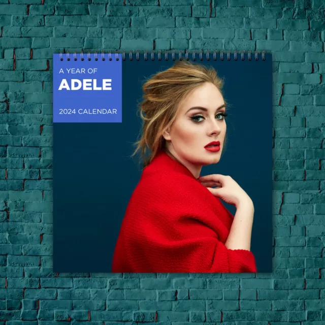 ADELE CALENDAR 2024 Adele 2024 Celebrity Wall Calendar 2024