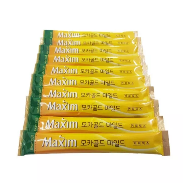 Maxim Mocha Gold Mild Coffee Mix 12g x 10 Stick / Korean Instant Easy Cut Coffee