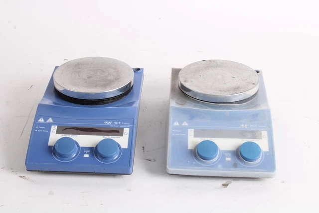 IKA RCT Basic Magnetic Stirrer / Hot Plate (Lot of 2) RCT B S1 - AS IS IKA RCT Basic Magnetic Stirrer / Hot Plate (Lot of 2) RCT B S1 - AS IS