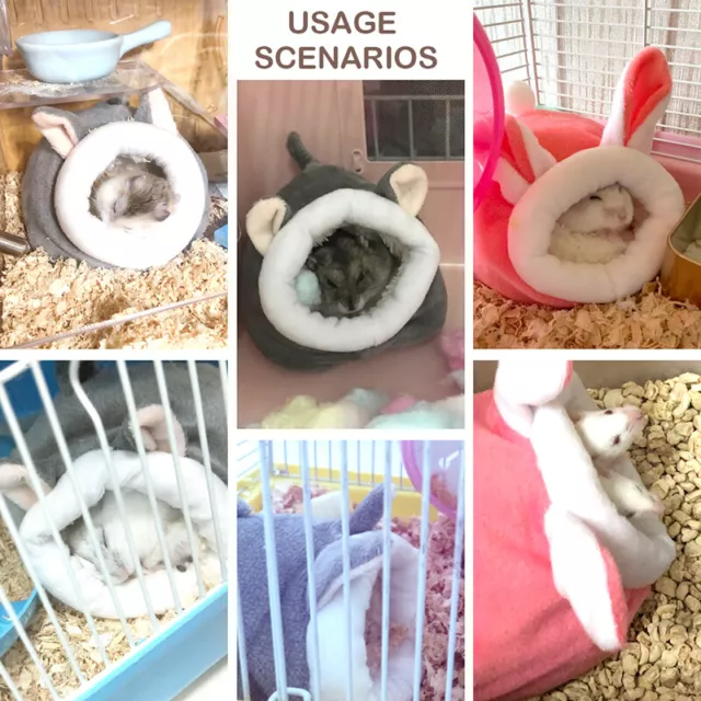 Pet Cage for Hamster Accessories Pet Bed Mouse Cotton House Small Animal NeS-wf