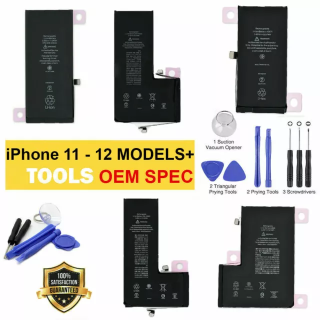 New OEM SPEC Replacement Internal Battery For iPhone X XS Max XR Tool + Adhesive