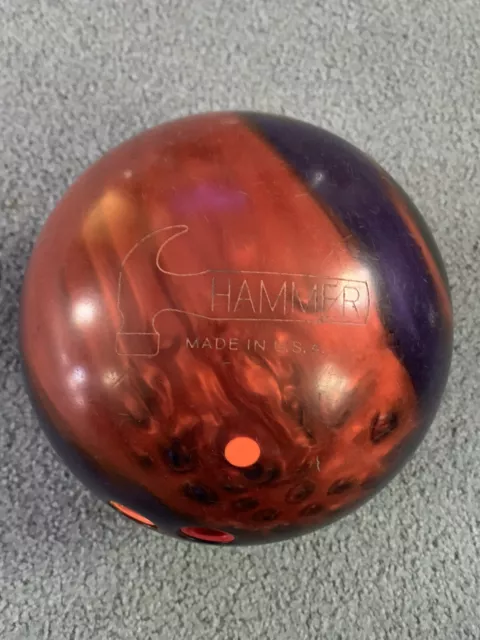 Hammer Gauntlet Fury Bowling Ball 15 lb USA Made Carbon Fiber Infused (READ)