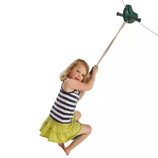 Zip Line Flying Fox & Monkey Swing Green outdoor play equipment accessories kids