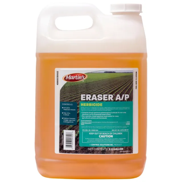 Eraser A/P 2.5 Gallons - 41% Glyphosate + Surfactant Post-emergence Weed Control