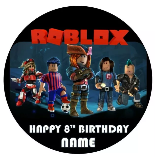 Roblox Assorted Characters and Skins Edible Cake Topper Image ABPID00287