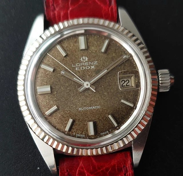 OROLOGIO MECCANICO VINTAGE Lorenz Edox Automatic Anni 70 EUR 250 00 PicClick IT