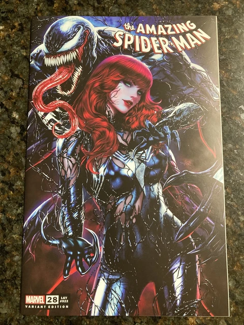 Amazing Spider-Man 28 Ariel Diaz Venomized Mary Jane Variant