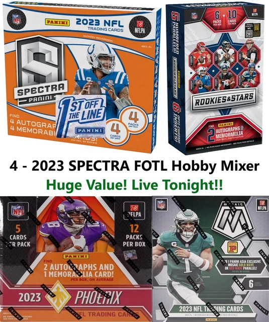 CLEVELAND BROWNS BREAK 407 x4 2023 FOTL SPECTRA NFL HOBBY BOX Mixer 0