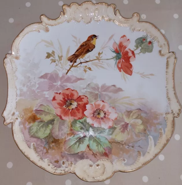 Grand Plat En Porcelaine De Limoges William Guerin Et Cie Fin 19ème Siècle.N° 2