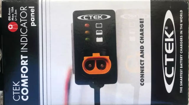 CTEK 56-380 Comfort Connect Indicator Panel, Einbau Ladezustandsanzeige 1,5m M8