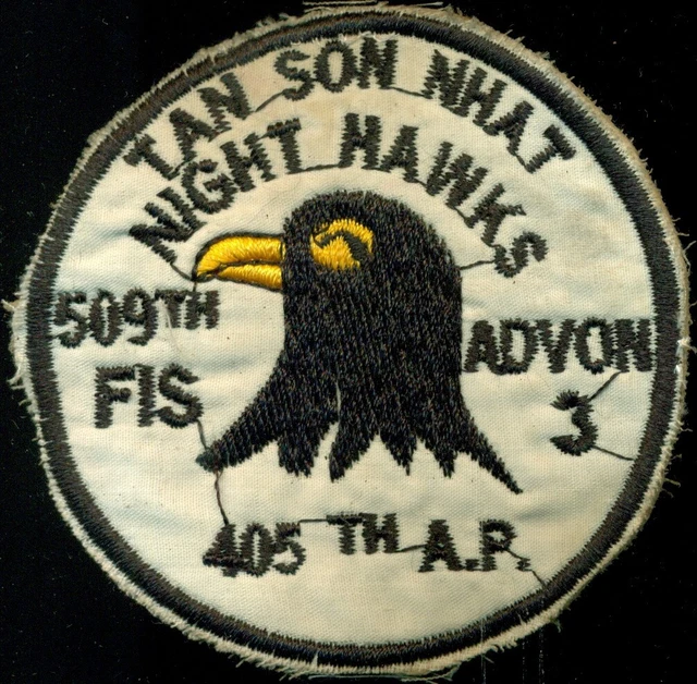 USAF 509th Fighter Interceptor Squadron ADVON 3 405th Air Police Vietnam Patch