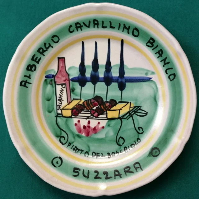 Piatto del buon ricordo - Cavallino bianco, piatto boscaiolo - Suzzara (Mantova)