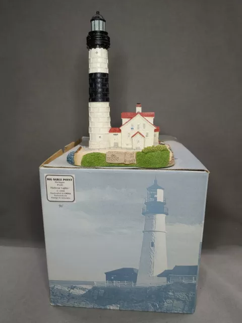 Harbour Lights 1999 #228 Big Sable Point Michigan Lighthouse  Box W Wear