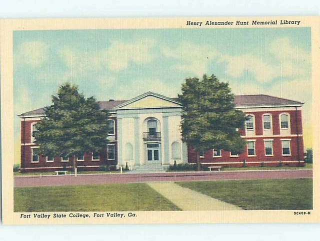 Linen STATE COLLEGE LIBRARY Fort Valley - Near Warner Robins & Macon GA d6084@