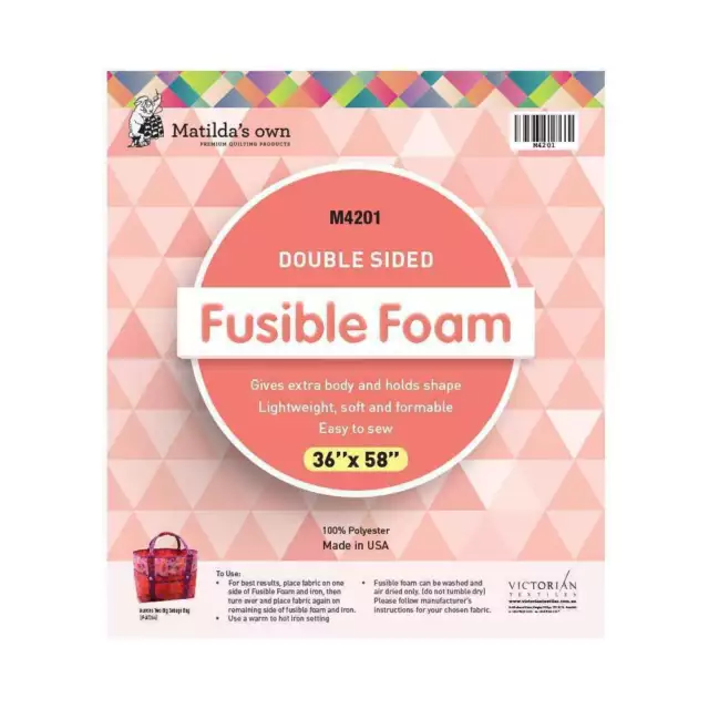 Matildas Own Double Sided Fusible Foam 36 x 58 Inch