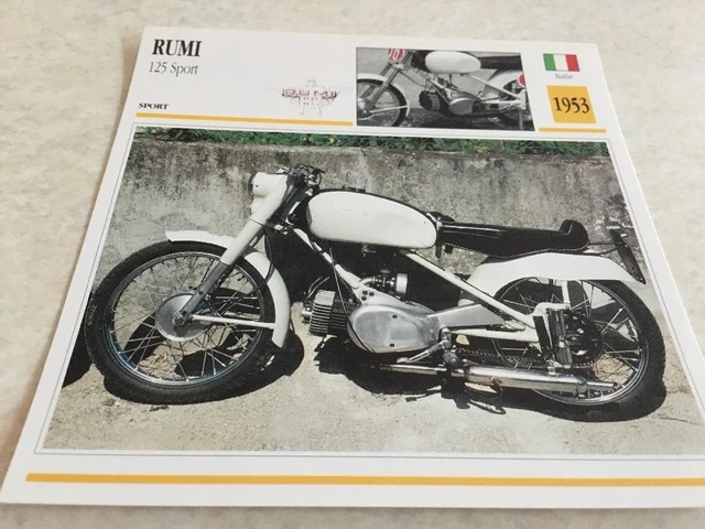 Carte Moto De Collection - Derny 100 Cm3 Cyclotandem 1953 - Atlas France - Bon état