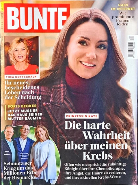 BUNTE NR. 5 / 2025 - 23. Januar 2025 - Illustrierte, Zeitschrift EUR 1 ...