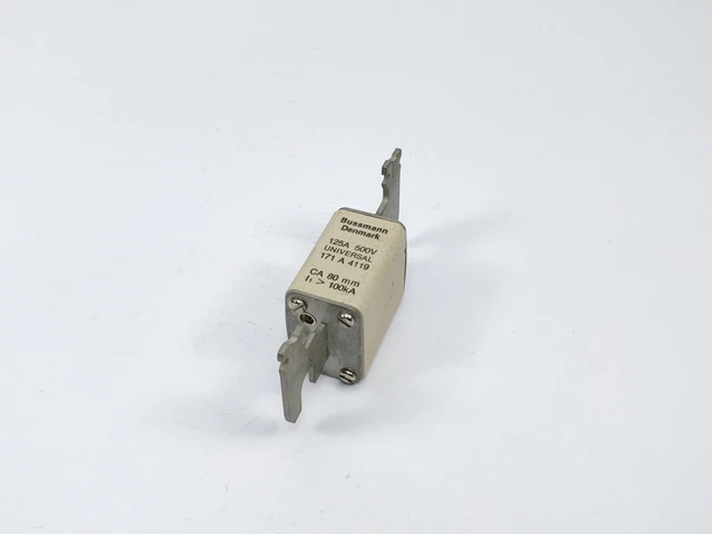 Bussmann 171A4119 Fusible 125A 500V Universel Environ 80mm