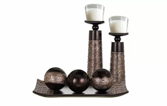 Centrepiece, Coffee Table Decoration, Candle Holders, Candle Holder, Decorative