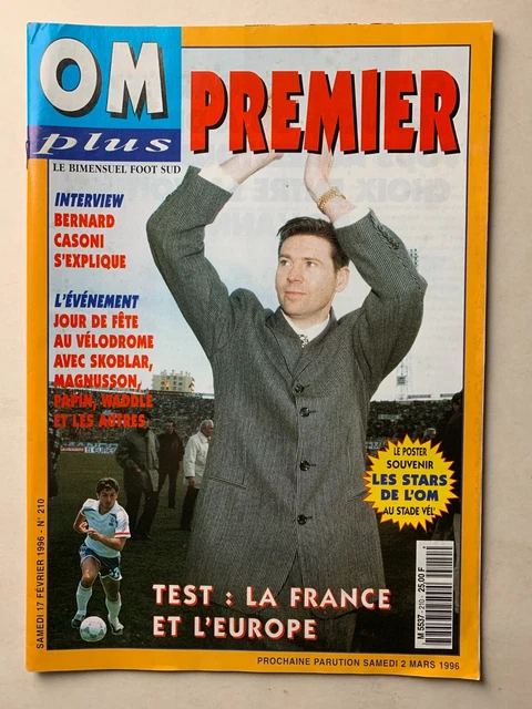 MARSEILLE OM PLUS MAGAZINE DES SUPPORTERS N°121 9 AVRIL 1994 BECKENBAUER MUNICH