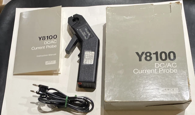 Fluke Y8100 DC/AC Current Probe Amp Clamp for Multimeters TESTED
