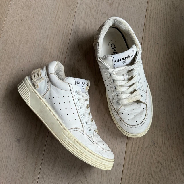 SCARPE DA GINNASTICA Chanel Bianco IT 40 UK 7 US 9 Sneakers