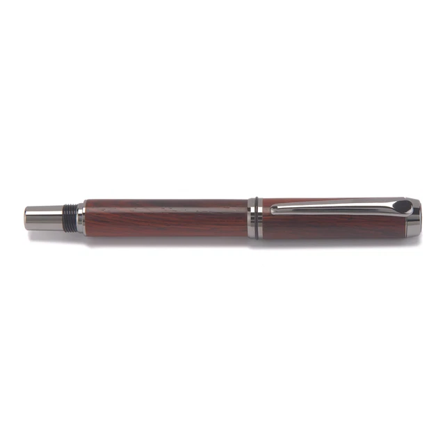 Woodturning Project Kit for Navigator Screw Cap Pen Black Titanium Finish