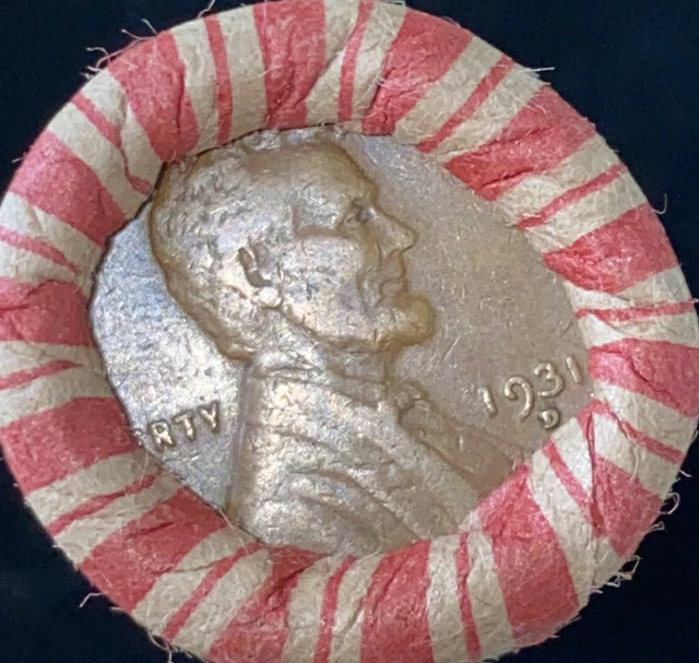 1 US Lincoln Wheat Cent 1C Penny Roll 1910-S/1931-D (50 Coins) 40%+ Pre-1940
