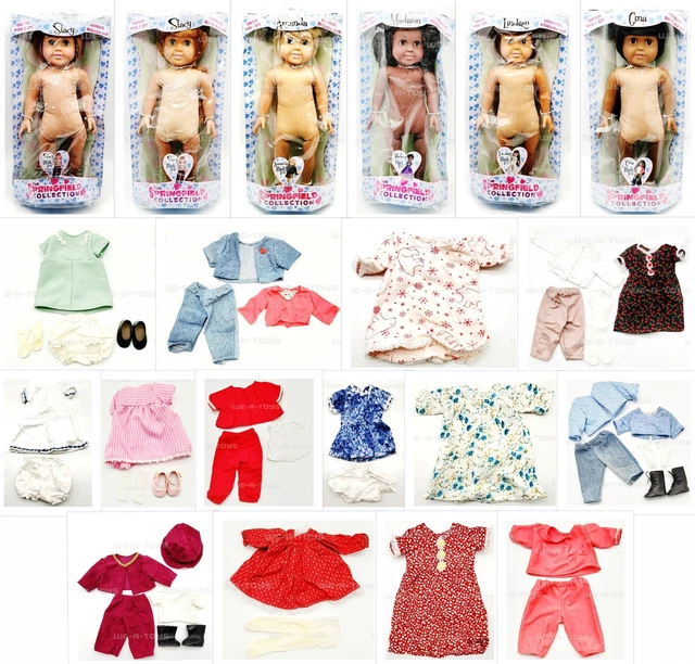 The Springfield Collection Lot of 6 Dolls & 15 Fashions Stacy, Amanda, Gina USED