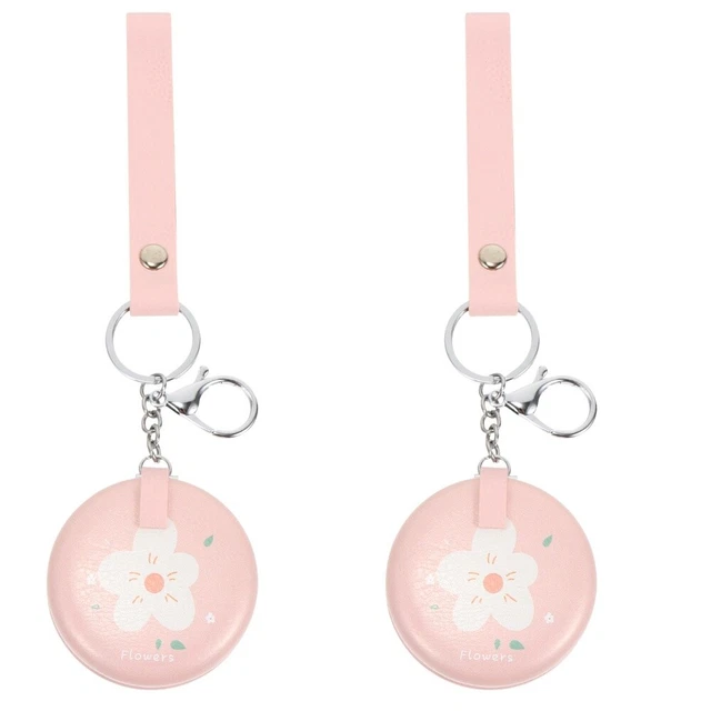 2 piezas Ampliación Maquillaje Espejo Portátil Plegable Espejo Cartera Espejo