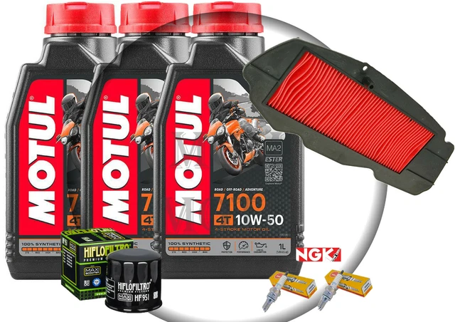 KIT TAGLIANDO HONDA FJS 400 600 SILVER WING - Olio Motore 5000 10W40, Filtro Olio, Candele NGK, Filtro Aria - Foto 3
