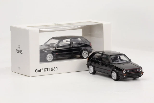 1:18 NOREV 1990 VW Golf 2 II Gti G60 Noir 188444 EUR 107,85