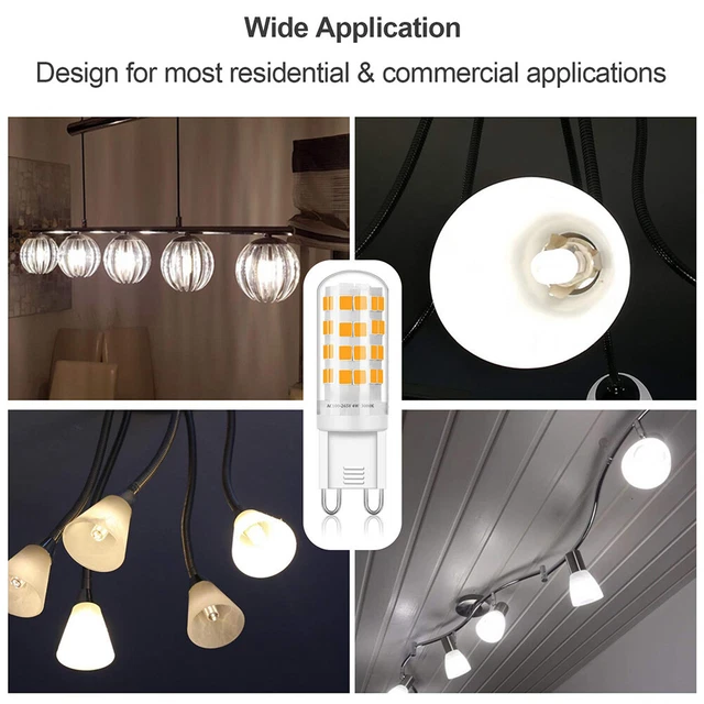 G9 LED Bulb Warm White Bulb Low Energy Consumption For Table Lamps