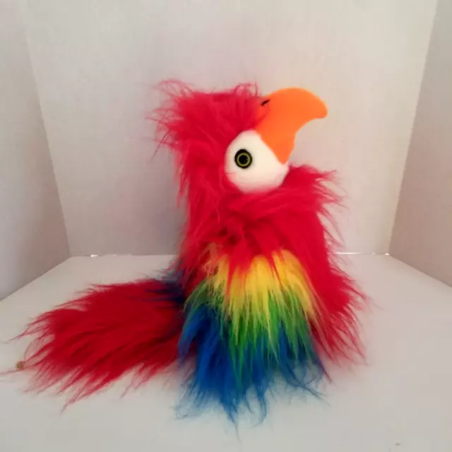 Fiesta Parrot Plush 10.5 Inches Colorful Huggable Rainbow Colored Bird