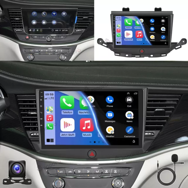 Für Opel Astra K 2015-2019 Autoradio CARPLAY Navi GPS WIFI BT Android 13 +Kamera