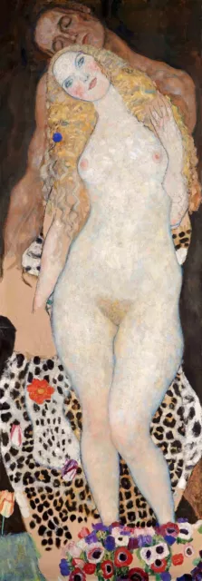 Gustav Klimt - Adam und Eva, ca. 1910, 60 x 173 cm