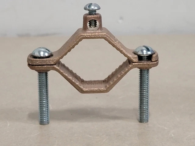 DOTTIE 1-1/4''-2'' Bronze Bare Ground Clamps 27 (Box of 5) 110948