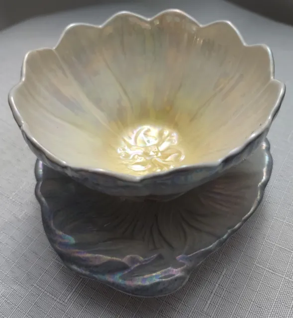 Royal Winton Grimwades 1930's Lustre Glaze Lotus Desert Bowl