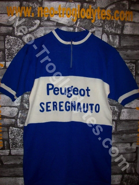 Maillot Cyclisme Vintage Eroica - VITTORE GIANNI 100% Laine Années 70, Taille M