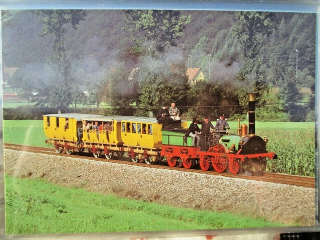 CARTOLINA CARTOLINA NON funzionante prima ferrovia tedesca Norimberga