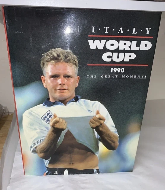 ITALY WORLD CUP 1990 Great Moments Hardback Book Italia Gazza Football