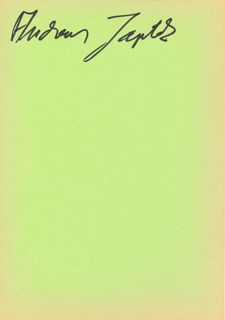 Andreas Japtok  Turnen  Karte original signiert WL 341446