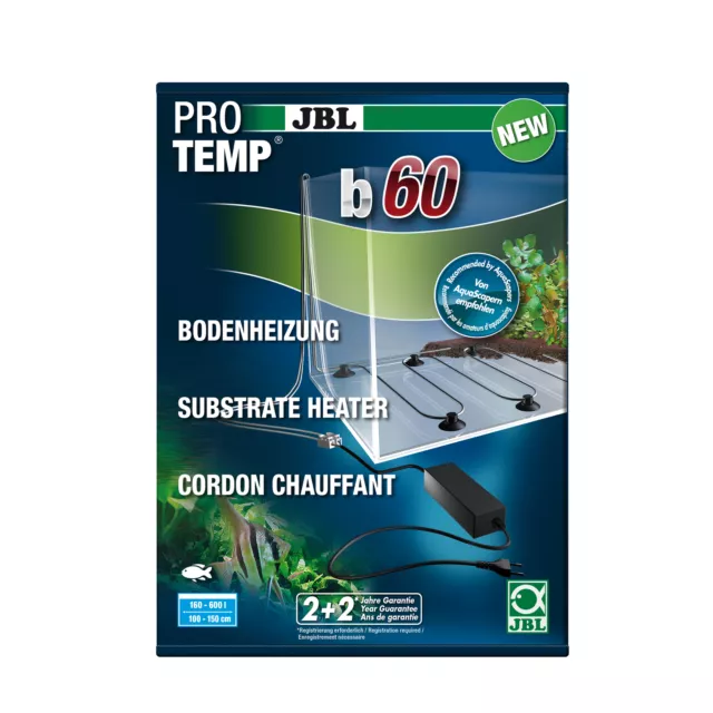 Chauffage par le Sol 60W Eau 160-600 L Promotion Pflanzenwuchse Protemp b60 III