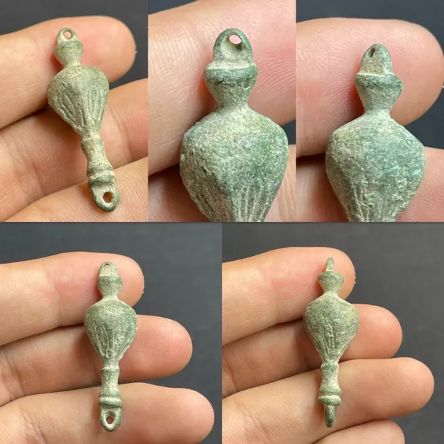 Beautiful Ancient Roman Bronze Rare Amulet Pendant