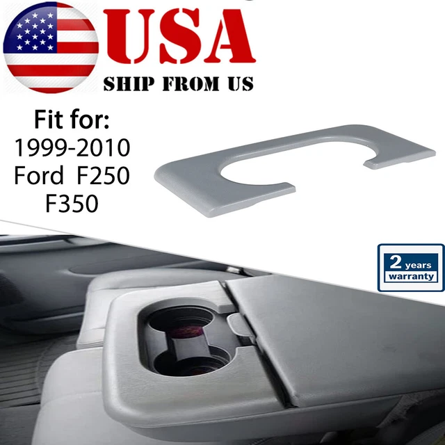 GRAY CENTER CONSOLE Cup Holder Pad For 19992010 Ford F250 F350 F450